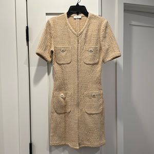 Sandro Paris tweed mini dress